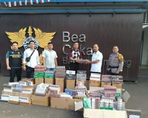 Polresta Bandarlampung Bongkar Sindikat Peredaran Rokok Ilegal