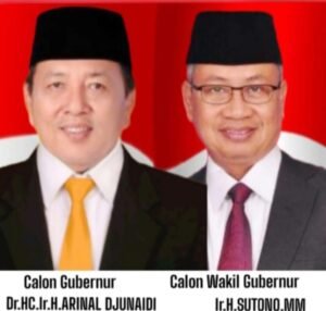 Resmi Didukung PDIP, Arinal Djunaidi dan Sutono Siap Berjuang di Pilgub Lampung 2024