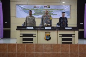 Polres Tanggamus menggelar Latihan Pra Operasi  Mantap Praja Krakatau 2024 sebagai persiapan pengamanan menjelang (Pilkada)