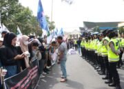 Kapolres Lampung Timur Apresiasi Aksi Unjuk Rasa Damai Terkait Pendaftaran Paslon Bupati